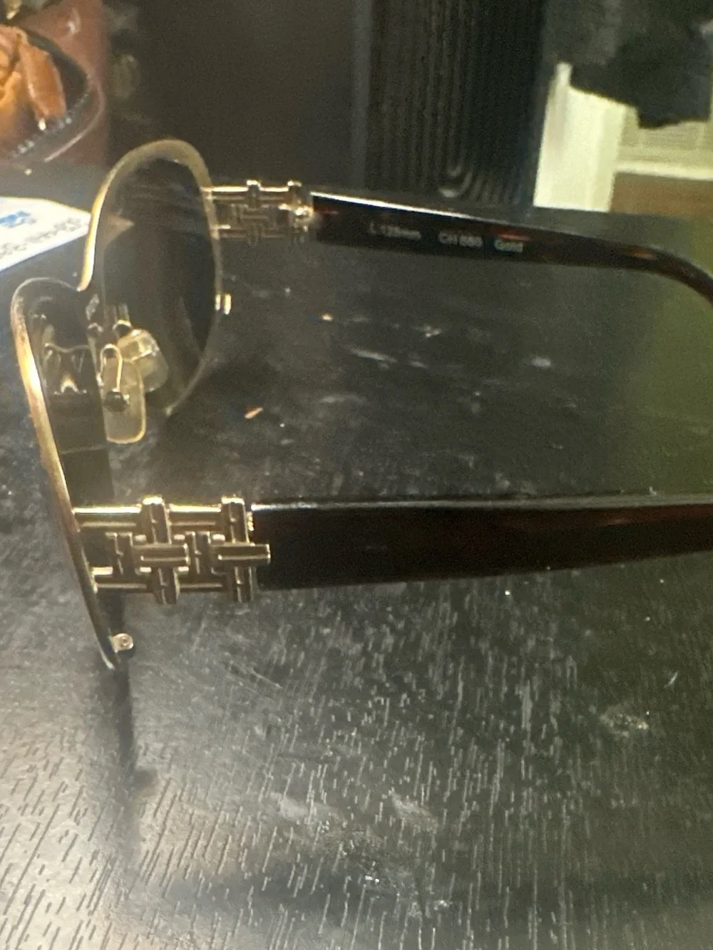 Authentic Cole Haan CH 650 Gold Sunglasses - Excellent Condition